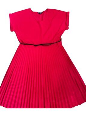 elizabeth & nicole pleated dress Elizabeth & nicole pleated